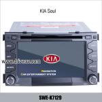 Продажа  KIA SOUL OEM radio Car DVD Player bluetooth IPOD GPS navi TV RDS SWE-K7129
